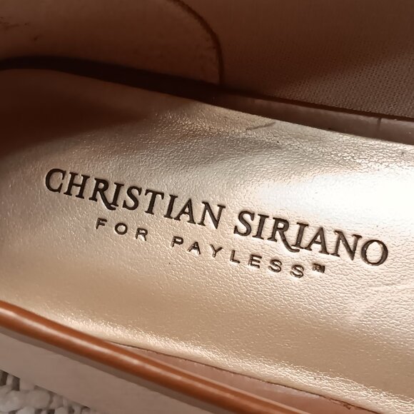 Christian Siriano Payless women's medallion & faux leather ballet flats sz 9 - Picture 11 of 13